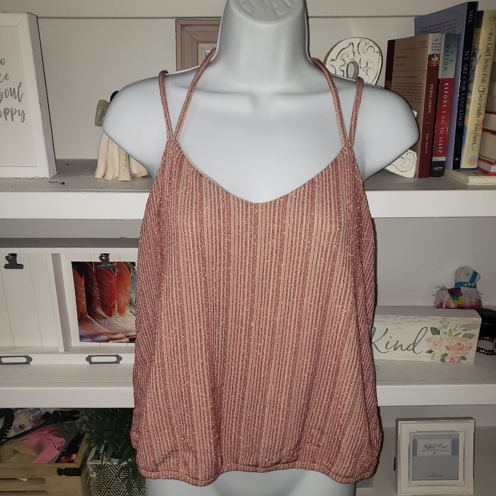 Express Pink Tank Top (L)